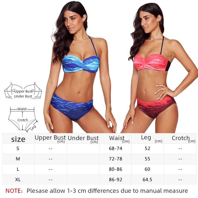 

Sexy Bikini 2020 Solid Bralette Bikini Swimsuit Spaghetti Straps Sexy Padded Solid Women Swimwear Classic Push Up Bathing Suit