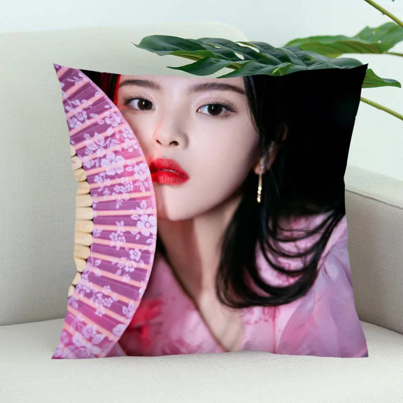 Yang Chaoyue наволочка для подушки в спальню, искусственная наволочка, квадратные женские Сатиновые мягкие чехлы