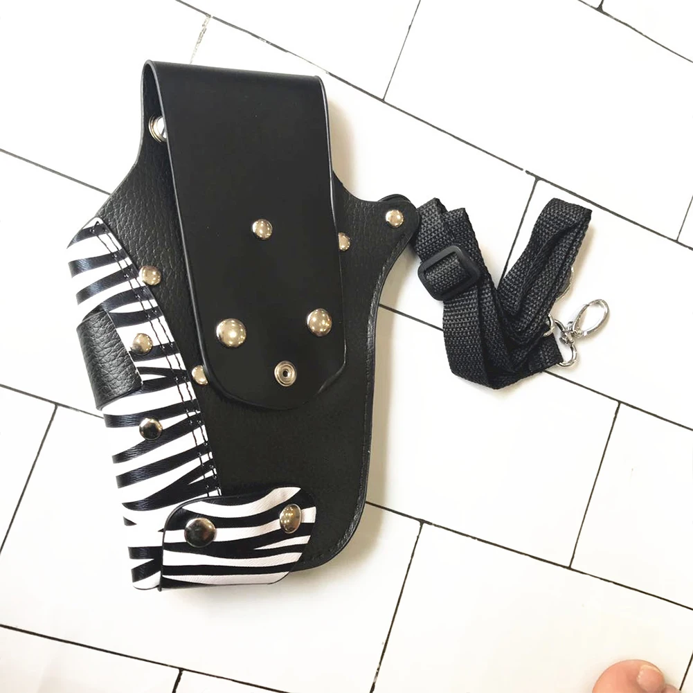 

Salon Hairdressing PU Leather Waist Holder Tool Storage Multifunction Scissor Bag Hair Styling Barber Clips Fashion Professional