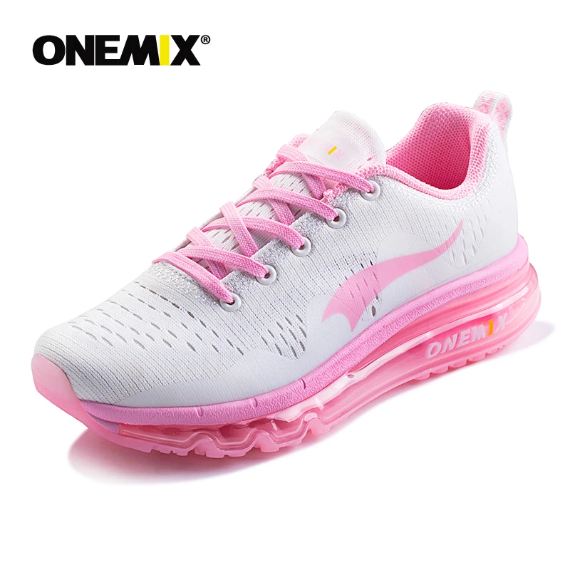 ONEMIX New 2021 Original Brand Men's Running Shoes Outdoor Breathable Mesh Sneaker Athletic Sports Shoes Black White Sneakers
