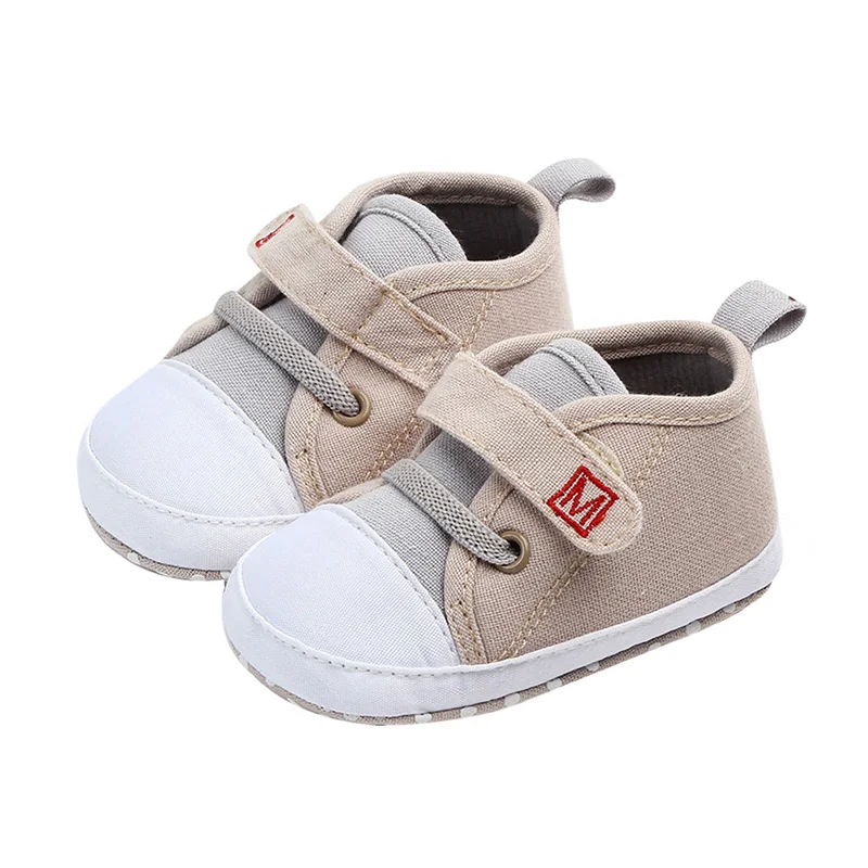 

Baby Boys Breathable Patchwork Shoes Sneakers Toddler Soft Soled Embroidery Alphabet First Walkers 2021