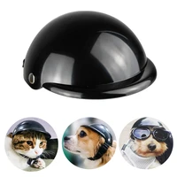 pet safety suit motorcycle dog cat helmet cool fashion pet dog hat helmet plastic pet riding cap for dogs cats puppy accessories
