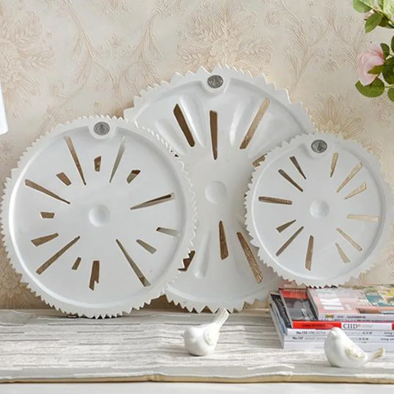 

European modern luxury resin wall decorations, wall stickers, beautiful disc murals in the living room, home furnishings, crafts