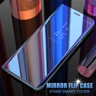 Умный зеркальный чехол для телефона Samsung Galaxy S10 S20 S8 S9 Plus S7 S6 Edge A8 A6 Plus 2018 J7 J5 2016 J5 J3 J7 A5 A3 A7 2017, чехол
