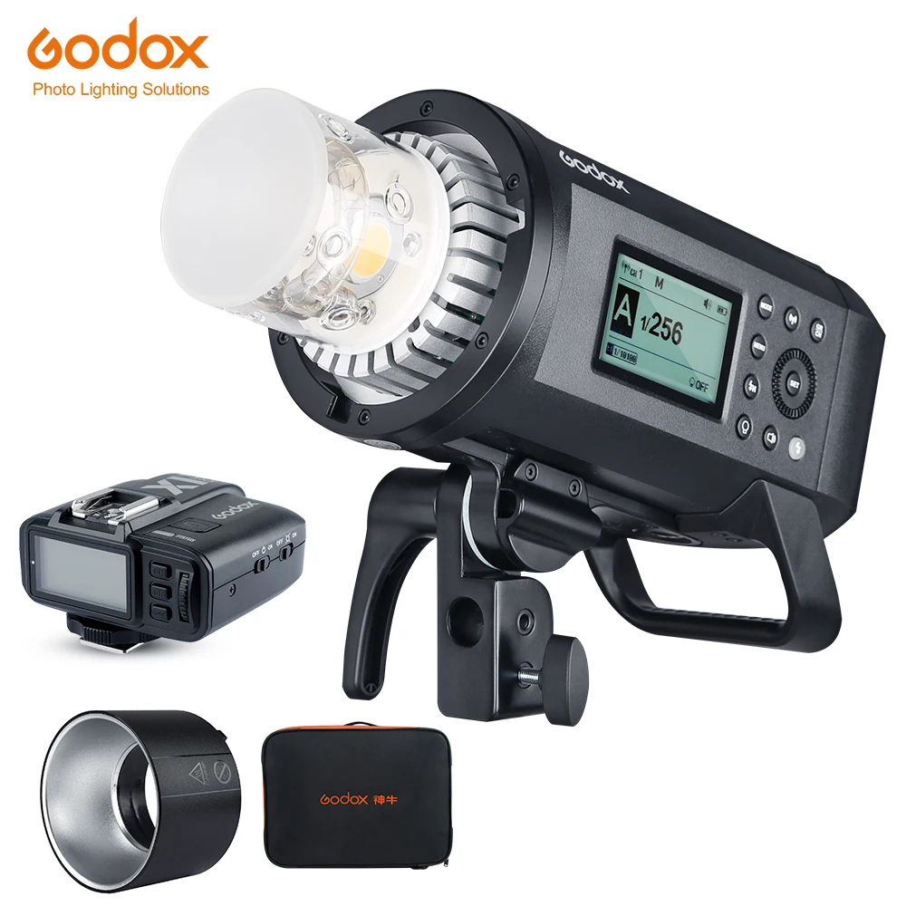 

В наличии Godox AD600Pro 600Ws TTL HSS Внешняя вспышка литий-ионная батарея со встроенной беспроводной Godox 2,4G X System