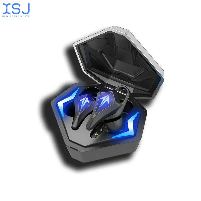 

Wireless Bluetooth Gaming Headset In-Ear Microphone Dual Dynamic Sports Headset Headset with Charging Box