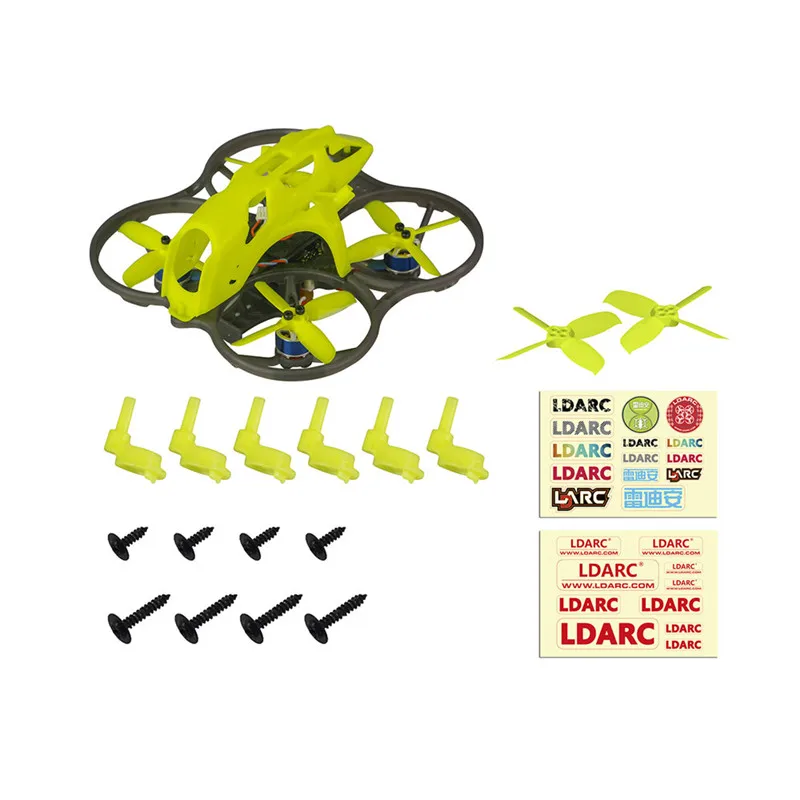 LDARC ET85D 87 6 мм Колесная база F4 AIO 12A BL_S ESC 4S Whoop FPV гоночный Дрон PNP w/ 48CH 25-200mW VTX без