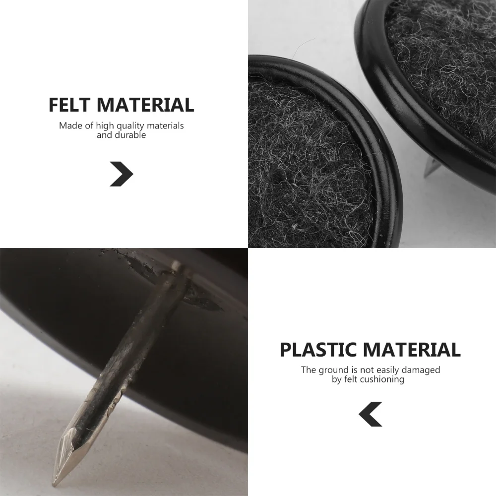 

10pcs Furniture Leg Mats Sofa Chair Table Leg Non-slip Nail Floor Protector