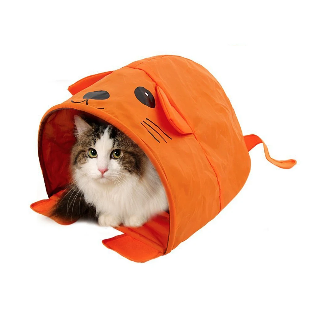 Кровать для домашних животных из хлопка матеериальный котенок спальное гнездо