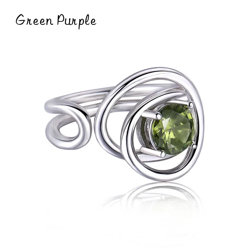 

Женское кольцо из серебра 925 пробы, с металлическим покрытием