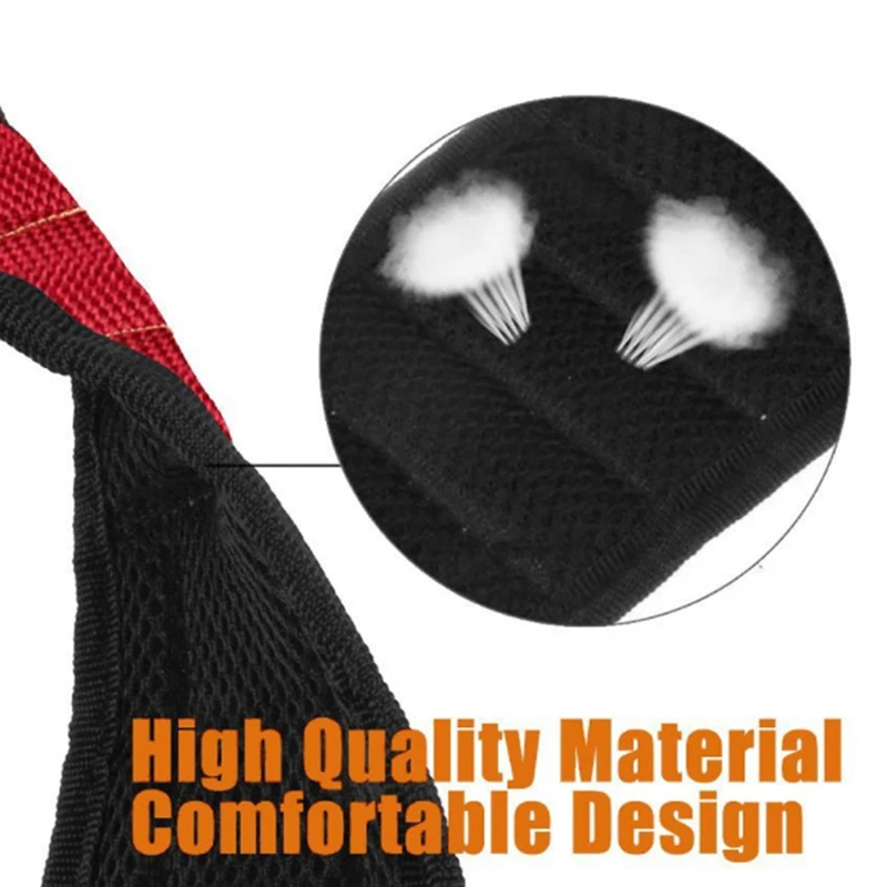 

Magnetic Wristband Portable Tool Bag With 3 Magnet Electrician Wrist Tool Belt Screws Nails Drill Bits Bracelet For Repair Tool