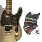 Ohello черный 3-слойный Telecaster, 8 отверстий, Накладка для защиты от царапин для гитары Fender