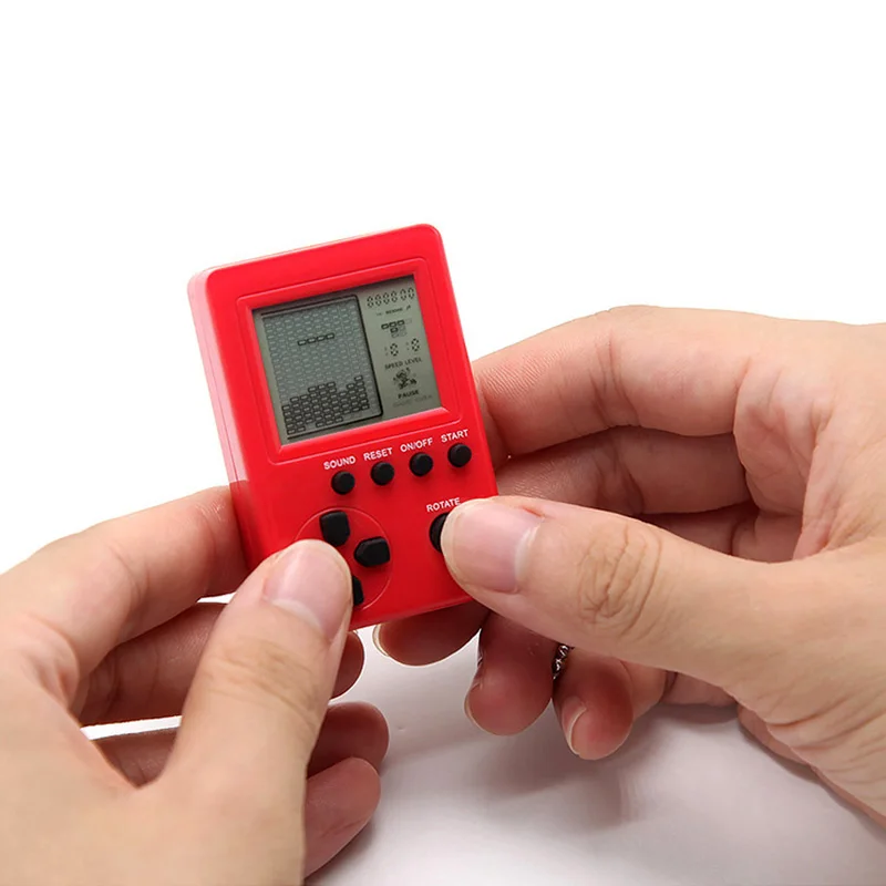 Мини игровая консоль Tetris портативная приставка Капсульная игрушка витое яйцо