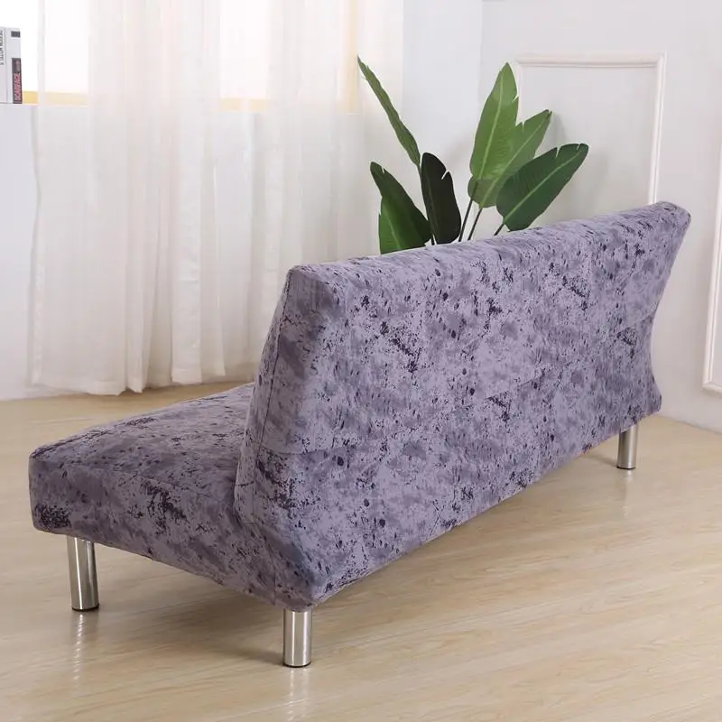 

20 Solid stretch Spandex sofa cover Splash Ink Printed 155-200cm Elastic cover on the sofa cushion folding bed covers 8 colors