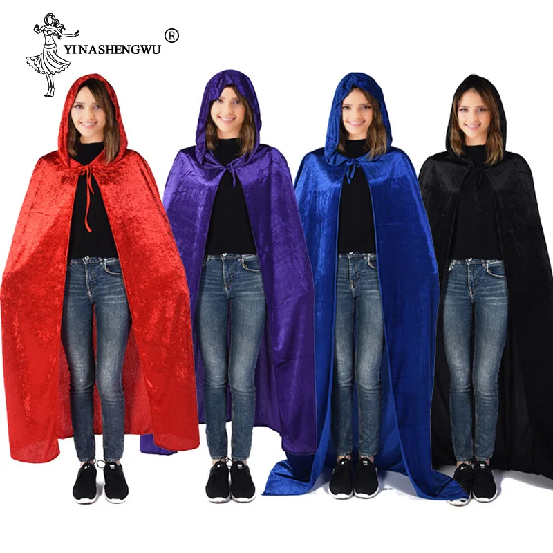 Накидка для Хеллоуина костюм вампирская накидка Дракула дьявол худи плащ