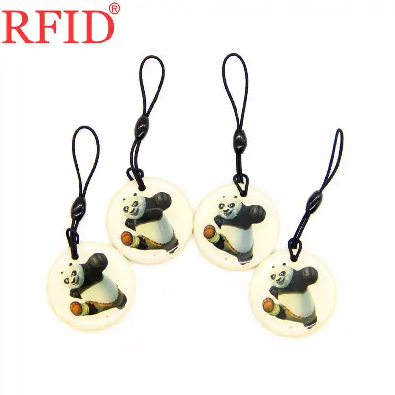 ID 125 кГц T5577 T5557 T5200 перезаписываемая RFID-карта брелок круговой мультяшный