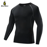wosawe mens tight cycling base layer jersey warm windproof inner top shirts mtb motorcycle quick dry long johns underwear