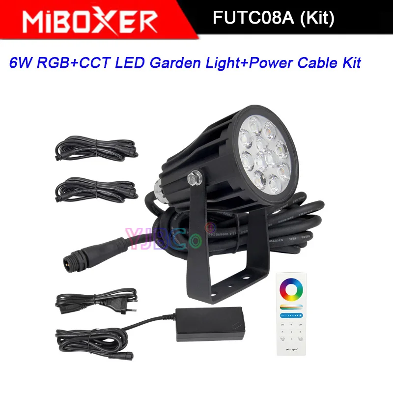 Miboxer fusc08a 6 Вт RGB CCT светодиодный садовый светильник DC24V 65 Светодиодный источник