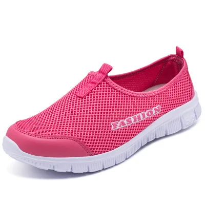 

Size 35-43 Spring Summer Women Sneakers Breathable Mesh Light Flat Loafers Casual Shoes Women Fashion Outdoor Walking Shoes Plus