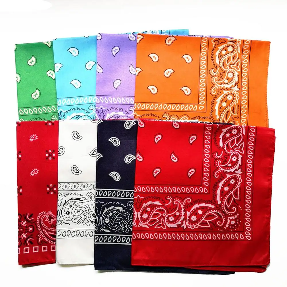 Унисекс смесь хип хоп бандана Головные уборы хлопок волос повязка шарф шеи