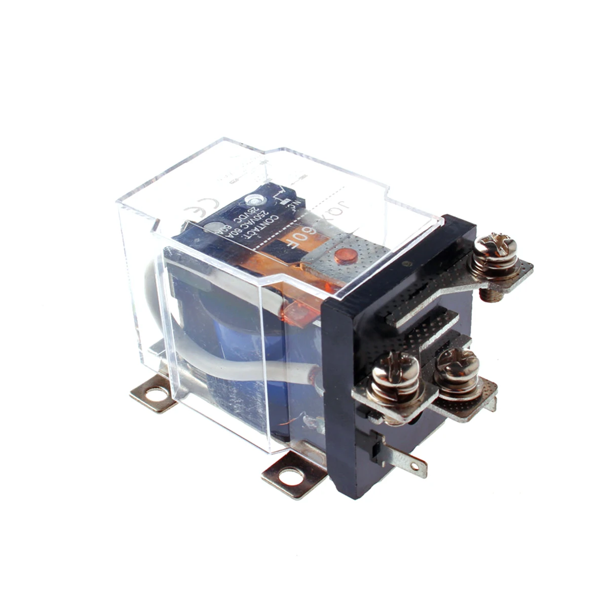 JQX-60F-1Z DC 12V 24V AC110V 220V 60A SPDT реле питания общего назначения 5 Pin