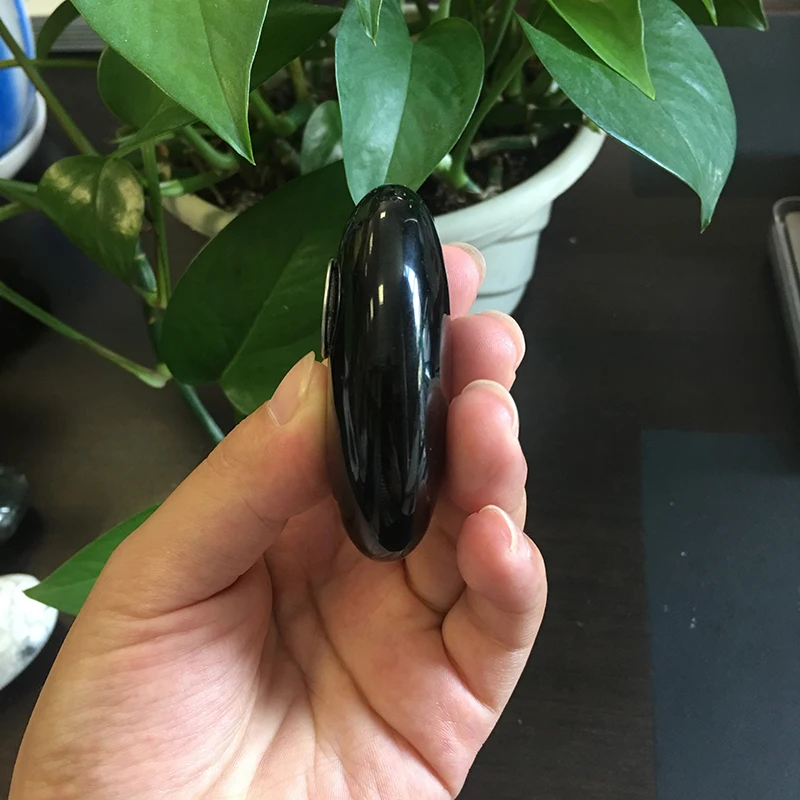 Runyangshi 1 шт. оптовая продажа натуральный черный кристалл камень ручная резка