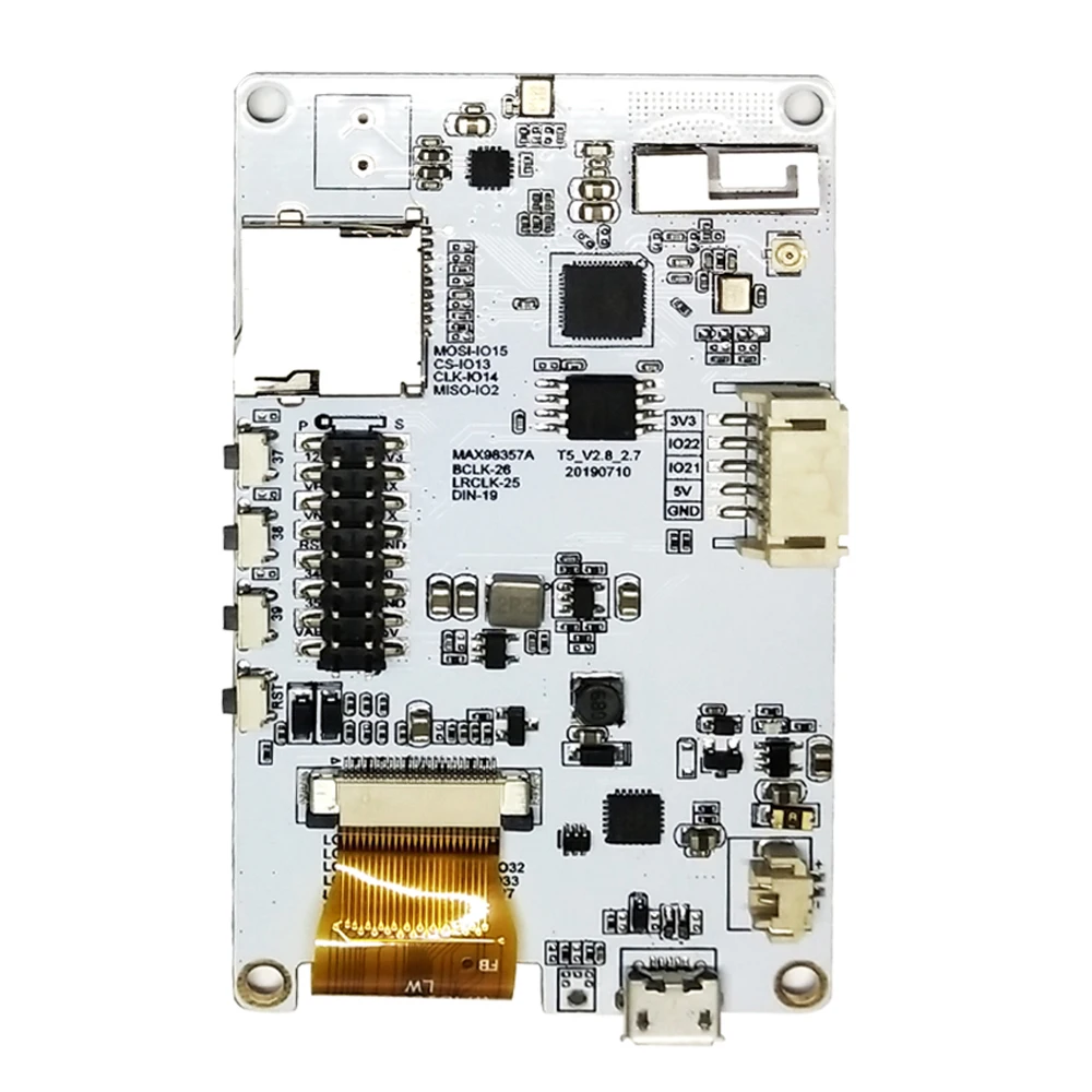 Модуль LILYGO TTGO T5s V2.8 ESP32 2 7 'ɾPaper Plus для Alexa I2S DAC MAX98357A MEMS микрофон ICS43434 |