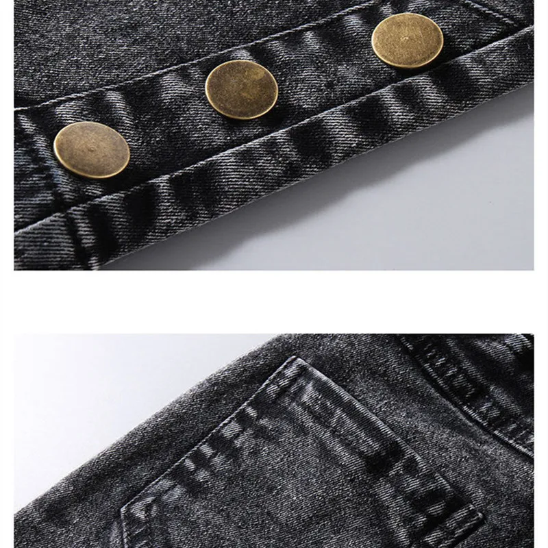 Джинсовые брюки для девочек весенние облегающие джинсы леггинсы из хлопка