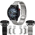 Титановый металлический ремешок для часов Garmin Vivoactive 4fenix Chronos 22 мм для TicWatch ProGTX, черный браслет для Polar Vantage M