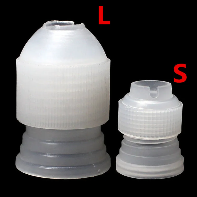 Icing Pastry Bags Tip Nozzles Adaptor Cake Sugarcraft Tools Icing Piping Nozzle Bag Couple Kitchen Supplies Decorating