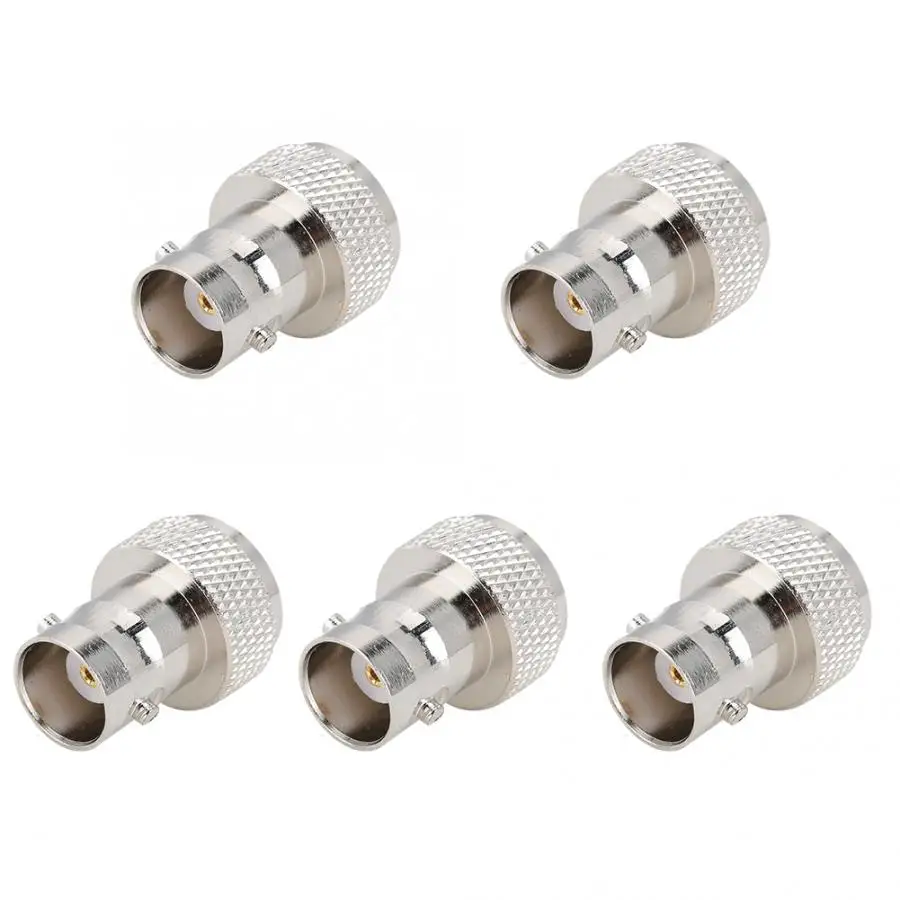 Ходовой товар 5 шт. коаксиальный адаптер никелированный латунный контактный