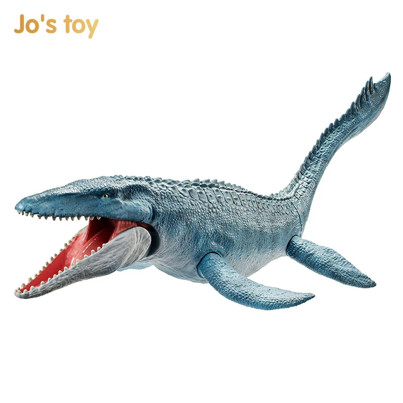 

Игрушка Джо мосазавр, динозавр, игрушки для мальчиков, подарок из фильма, текстурированная кожа и реалистичные скульптурные игрушки, 28 дюйм...