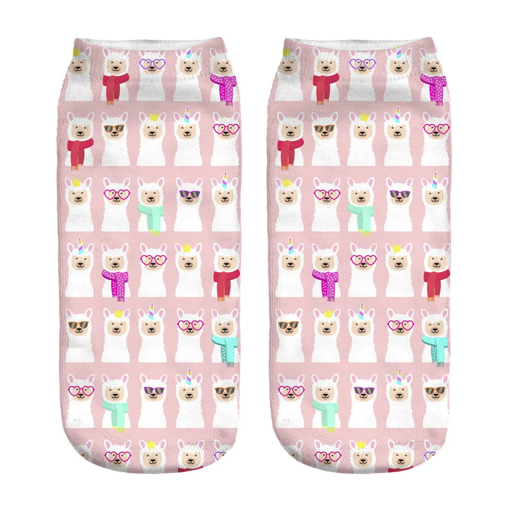 Осень зима женские носки 100% хлопок повседневные высокое качество теплые Джокер 3D