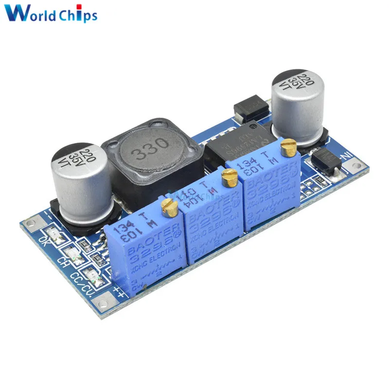 Светодиодный драйвер LM2596 Регулируемый преобразователь напряжения с 7 35 В до 1 25 30