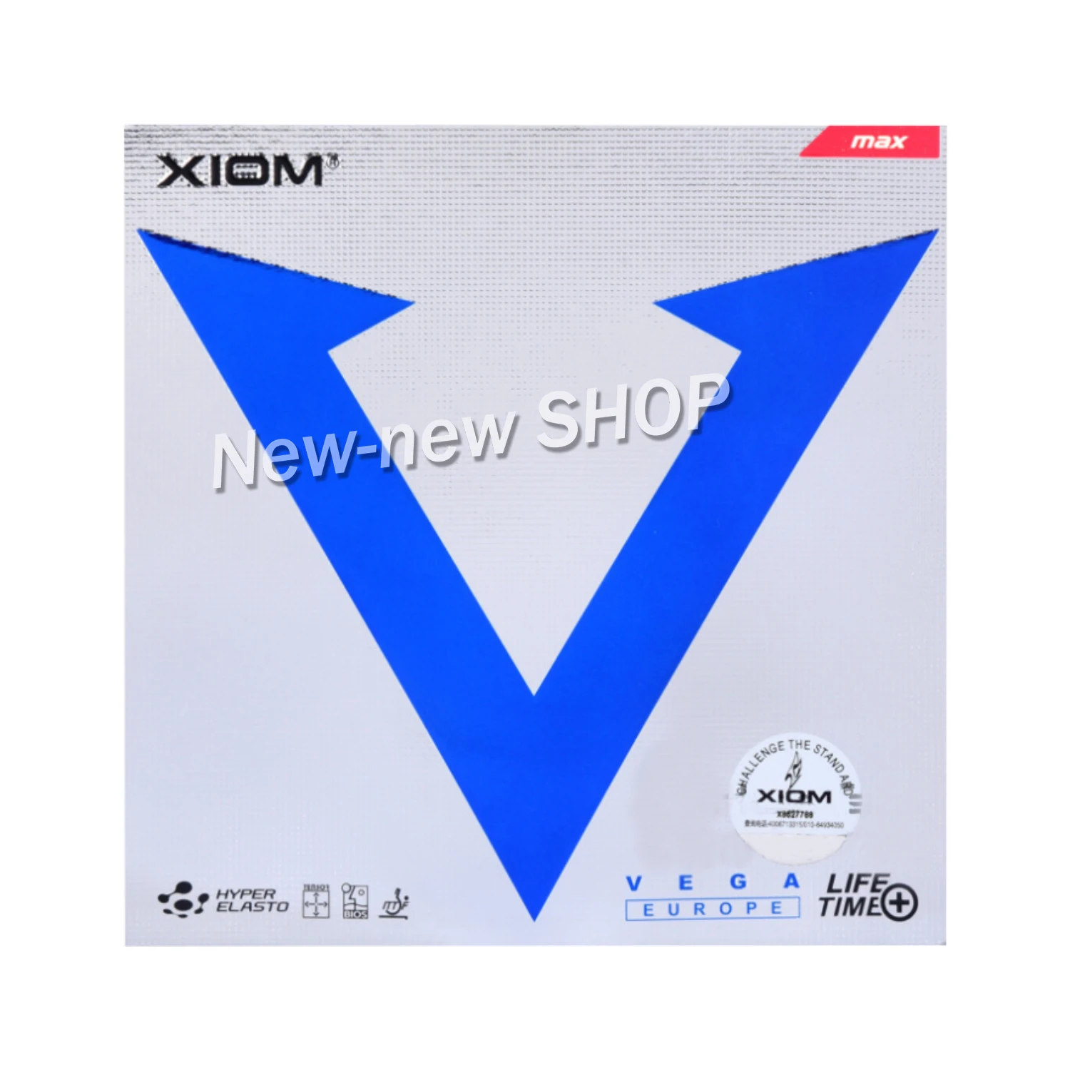 XIOM оригинальный VEGA Европа Настольный теннис резиновая губка для пинг понга Tenis De