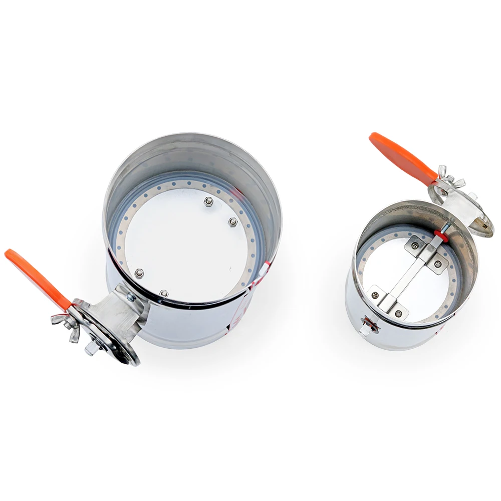 Демпферная заслонка из нержавеющей стали 201 4/5/6/8 дюйма вентиляционное отверстие