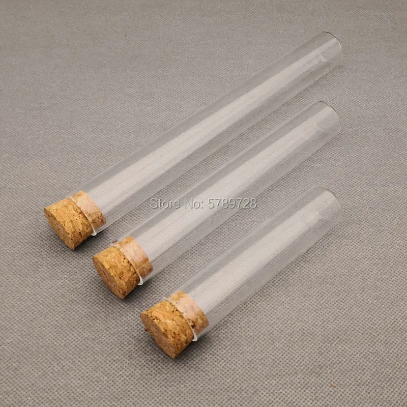 Наружный диаметр 25 мм тестовая трубка с плоским дном и пробкой лабораторный