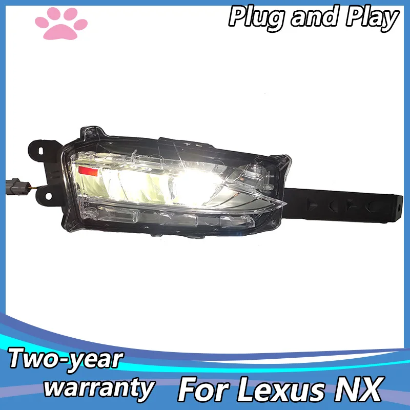 

Car Styling lampa przeciwmgielna dla Lexus 2015-2016 NX200 200t 300h LED wiata przeciwmgielne led DRL akcesoria samochodowe