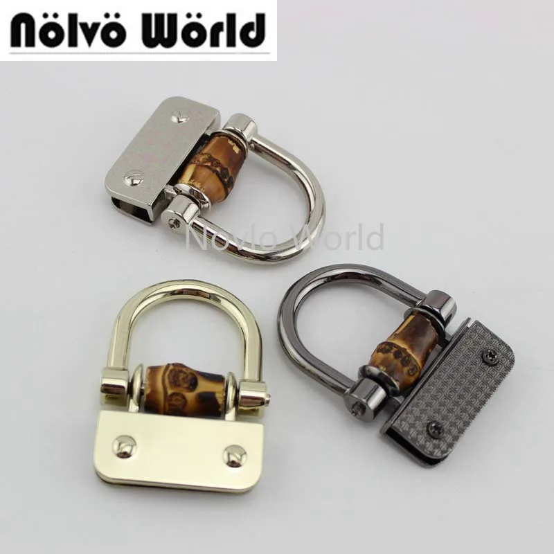Мир Nolvo 5 20 50 шт. 5*3 8 см 4 цвета бамбуковое D образное кольцо украшение ручка для