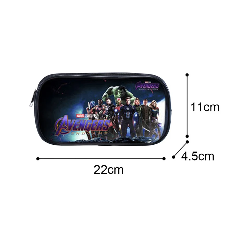 MARVEL Boys and Girls Three-Piece Schoolbag Children's Outdoor Travel Bag Cartoon Printing Backpack Mochila Christmas Gifts