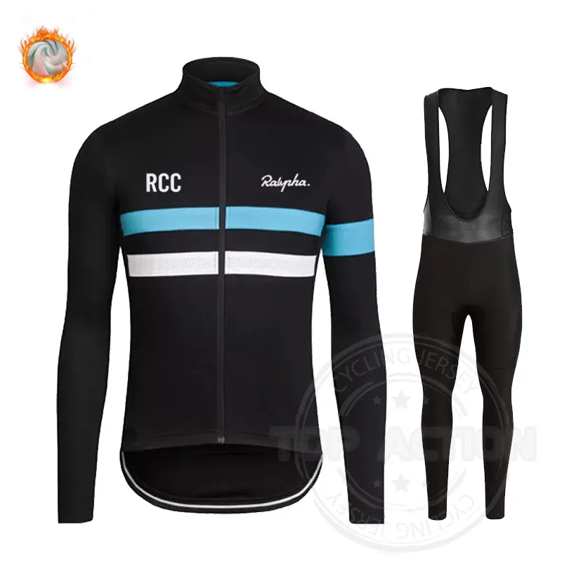 

2022 Winter Fleece Jersey RCC Ralvpha Suit Mountain Bike Clothes Racing Jersey Suit Ropa Ciclismo Cycling Jersey