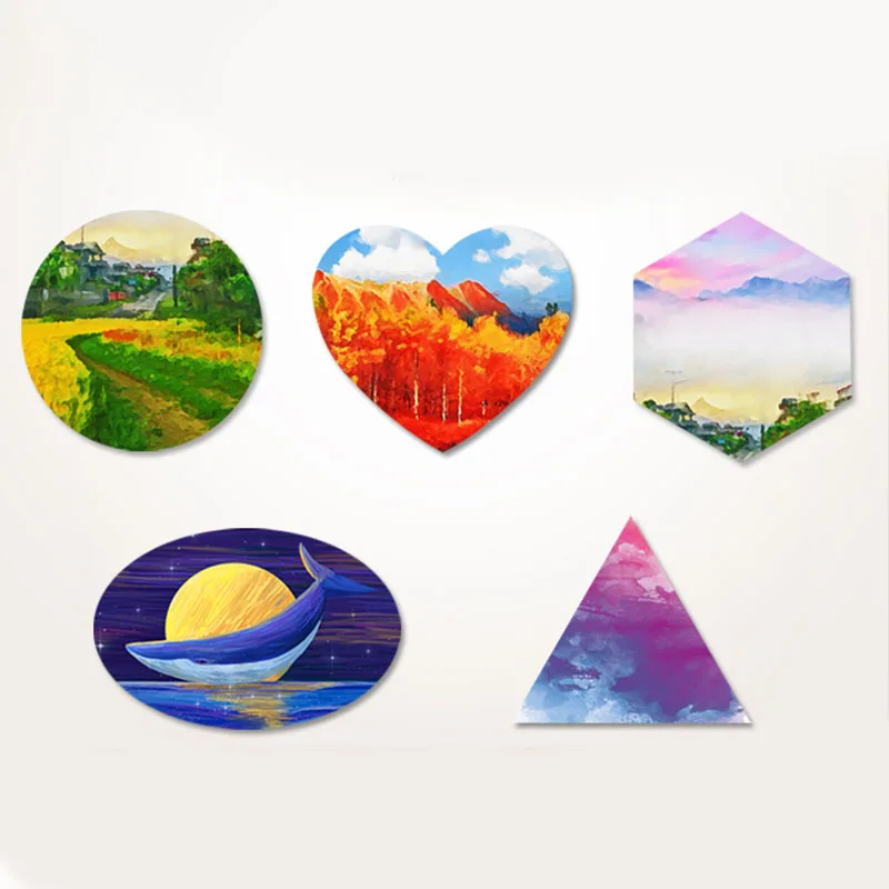 10 шт. шестигранная хлопковая деревянная рамка для профессионального художника