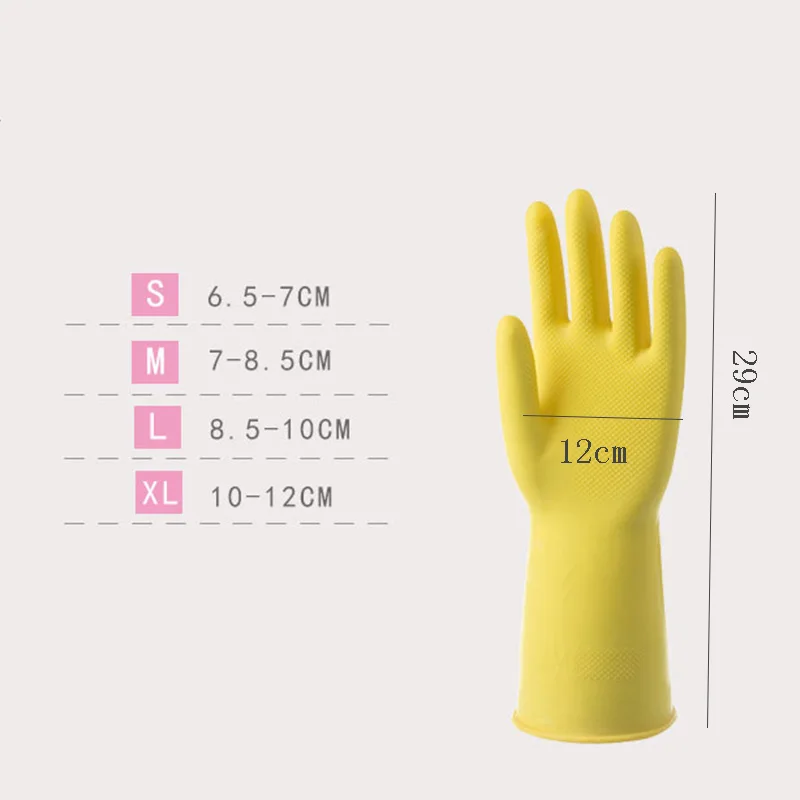 Dishwashing Cleaning Gloves Silicone Rubber Sponge Glove Household Scrubber Kitchen Clean Tools Kitchen images - 6