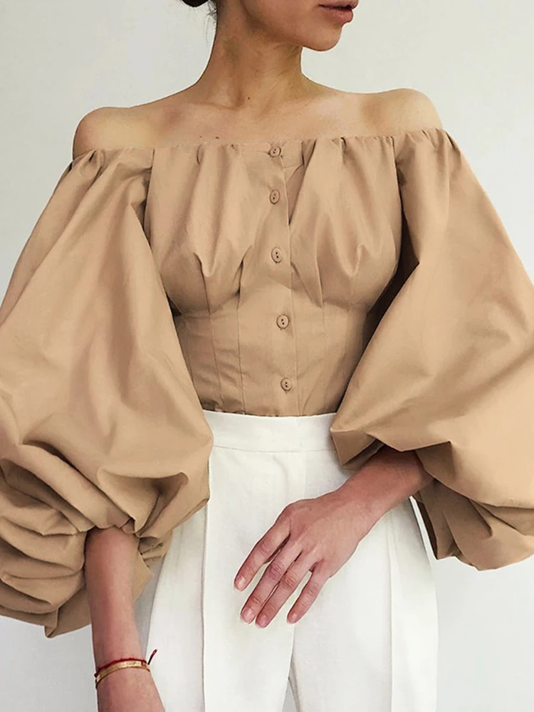 

Leaky shoulder blouse top blusa feminina robe femme платье на новый год 2022