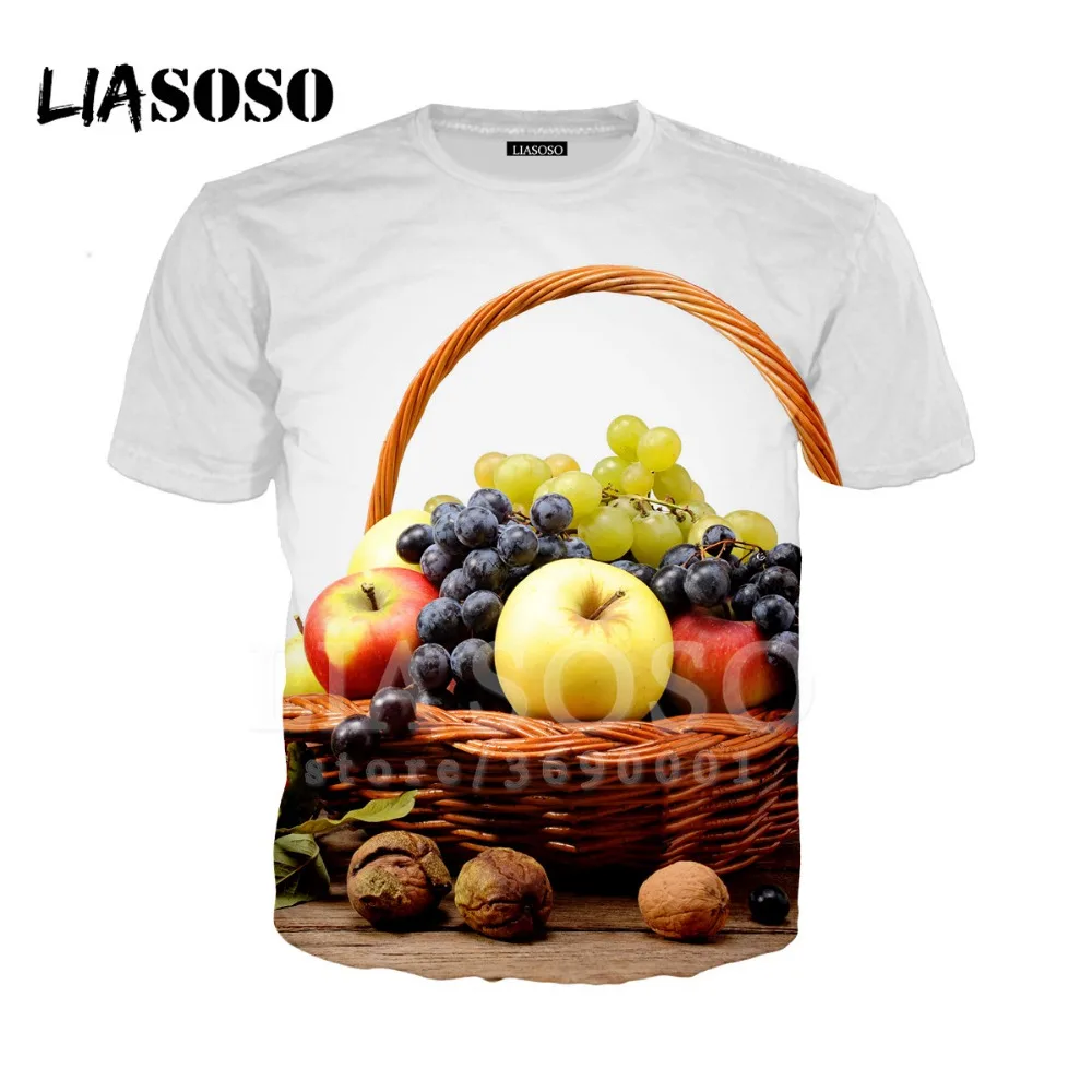 3D Print new Summer T-shirt Hip Hop Pullover Harajuku Youth Tops Women Men Squirrel Hippo Fish Cat Sheep Fruit Tshirt | Мужская одежда