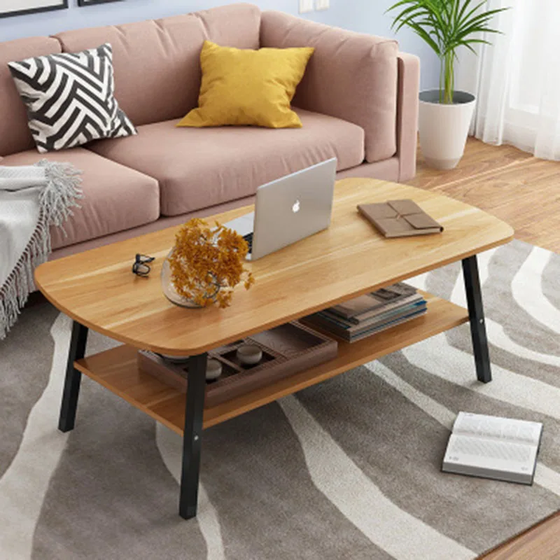Простой скандинавский Маленький журнальный столик для хранения износостойкий