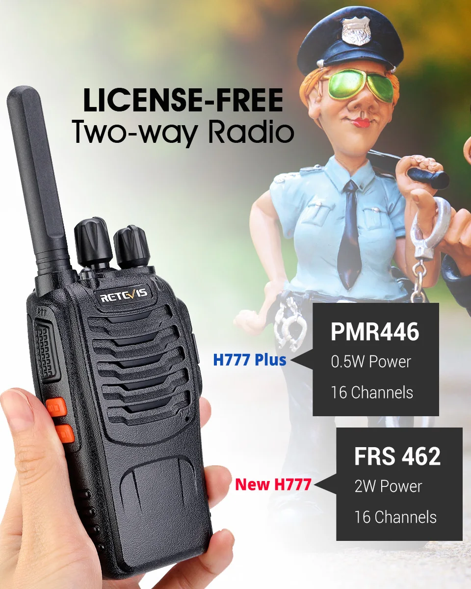 pmr radio walkie talkie 4pcs retevis h777 plus pmr446 h777 frs two way radio usb charger portable walkie talkies for hunting free global shipping