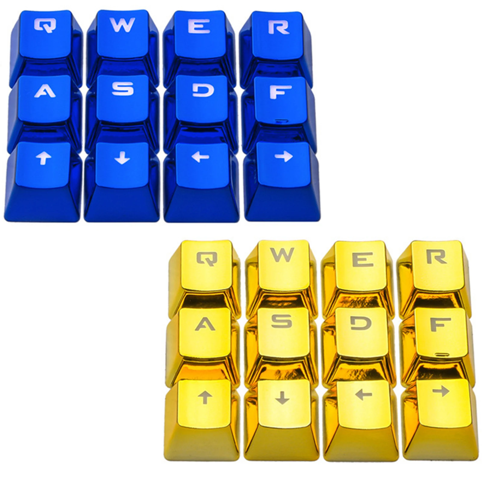 

12Pcs PBT Backlight Mechanical Keyboard Key Caps Replacement Computer Accessory