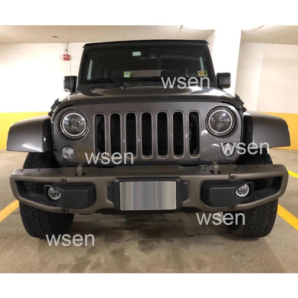 Для Jeep 2018-2021 Wrangler JL 4 светодиодный комплект креплений для противотумансветильник сверхпрочные стальные автомобильные аксессуары от AliExpress WW