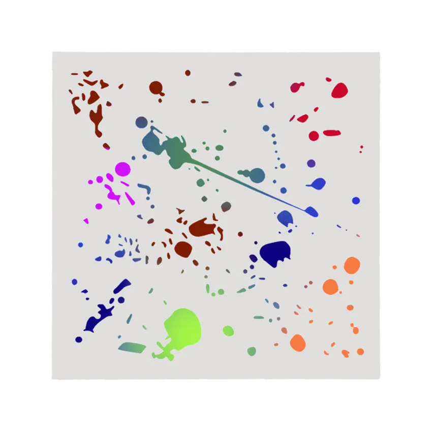 15*15 Волшебные часы трафареты для скрапбукинга Пластиковая форма щит сделай сам